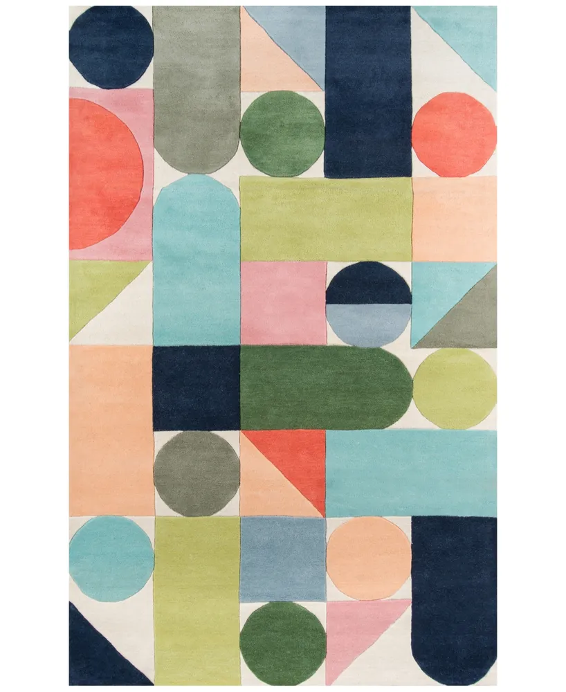 Novogratz by Momeni Delmar DEL08 Multi 2' 3" x 8' Runner Area Rug