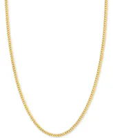 24" Franco Chain Necklace (1-7/8mm) in 14k Gold