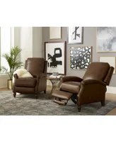 Leeah Leather Pushback Recliner