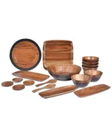 Noritake Serveware Kona Wood Collection