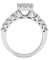 Diamond Bridal Ring Set (2 ct. t.w.) in 14k White Gold or Gold