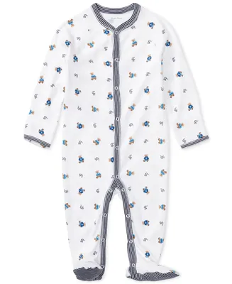 Polo Ralph Lauren Baby Boys Bear Cotton Footed Coverall