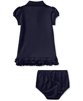 Polo Ralph Lauren Baby Girls Ruffled Trim Cupcake Dress