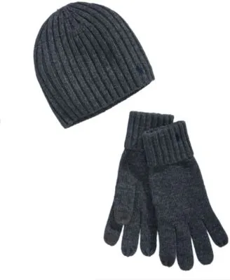 Polo Ralph Lauren Mens Beanie Scarf Gloves Gift Sets