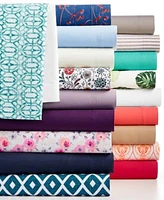 Closeout Printed Microfiber Sheet Sets Created For Macys