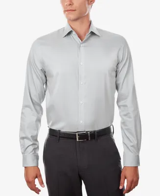 Michael Kors Men's Regular Fit Airsoft Non-Iron Performance Dress Shirt
