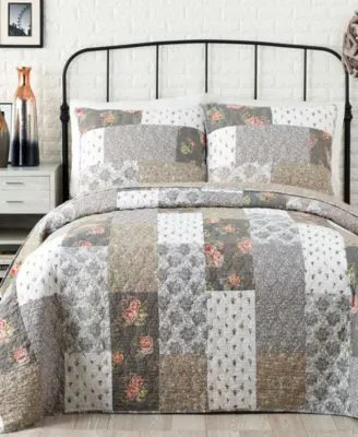 Jessica Simpson Floribunda Reversible Cotton Quilts