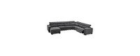 Closeout! Nevio 157" 6-Pc. Fabric Sectional Sofa with Chaise, Created for Macy's