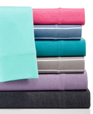 Last Act Intelligent Design Jersey Knit Cotton Blend Sheet Set