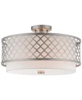 Livex Arabesque 3-Light Semi Flush