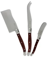 French Home Laguiole Cheese Knife Set, 3 Piece