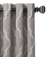 Elrene Home Fashions Medalia Geometric Window Curtain Panel