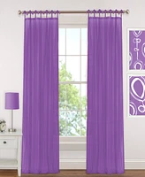 Elrene Greta 50" x 95" Crushed Sheer Curtain Panel