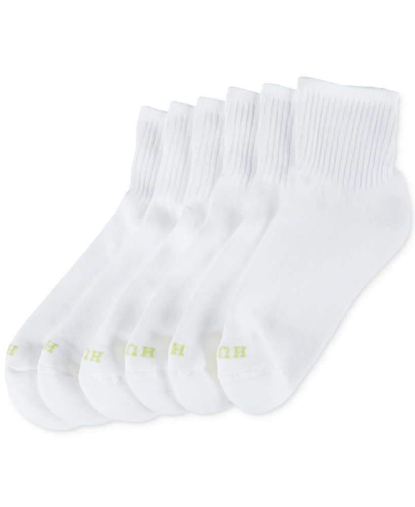 Hue Women's Mini Crew 6 Pack Socks U10227