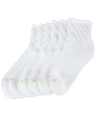 Hue Women's Mini Crew 6 Pack Socks U10227