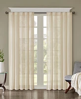 Madison Park Harper Solid Crushed Curtain Panel Pair