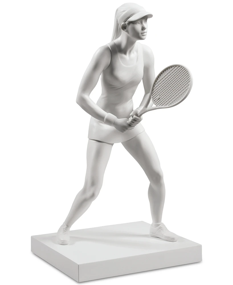 Lladro Lady Tennis Player Figurine