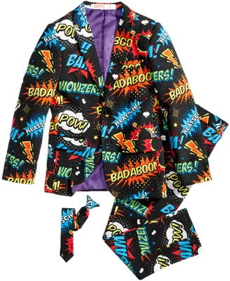 OppoSuits Boys Badaboom Comics Suit