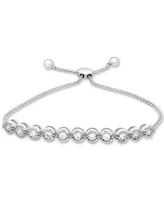 Diamond Bolo Bracelet (1/2 ct. t.w.) in 14k White Gold