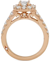 Marchesa Certified Diamond Bridal Set (2 ct. t.w.) 18k Gold, White Gold or Rose Created for Macy's