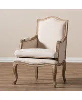 Kempler Wood Traditional French Accent Chair