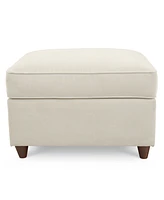 Lidia Fabric Ottoman, Created for Macy's