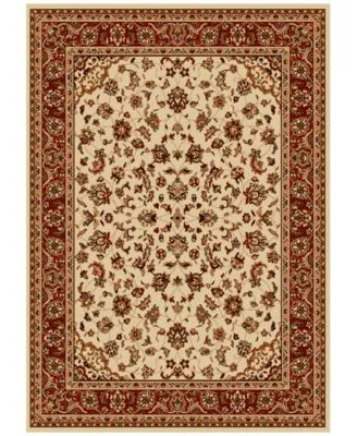 Closeout Km Home Pesaro Kashan Ivory Brick Area Rug Collection