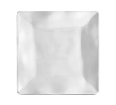 Q Squared Ruffle Melamine Square Bread & Butter Plates, Set of 4