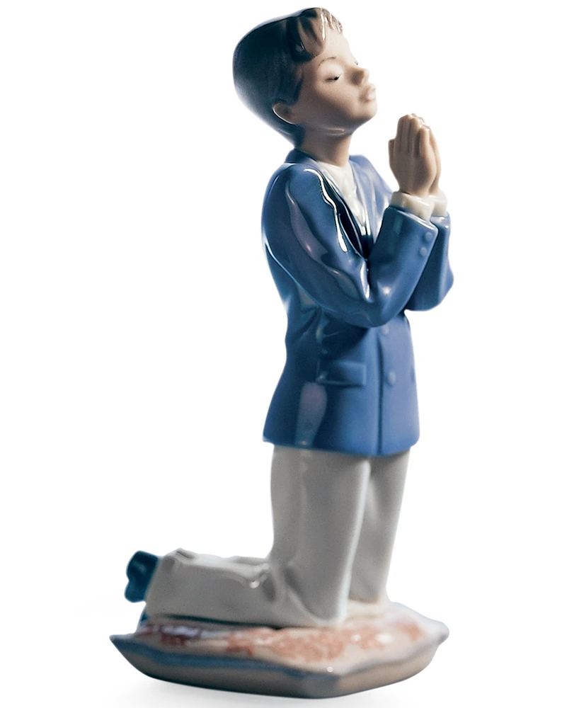 Lladro Collectible Figurine, Communion Boy