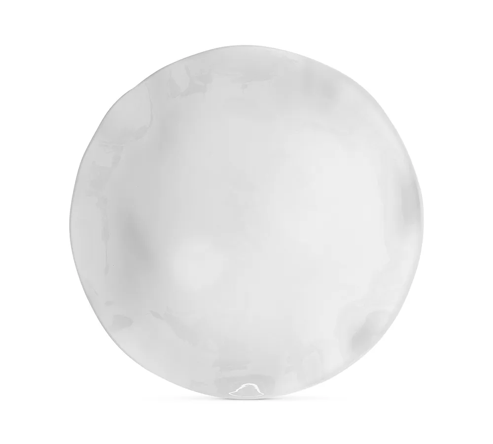 Q Squared Ruffle Melamine Round Platter