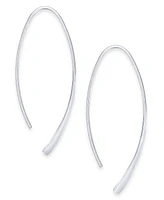 And Now This Medium Plated Polished Wire Threader Earrings