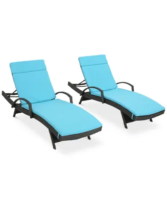 Ventura Outdoor Chaise Lounge (Set Of 2)