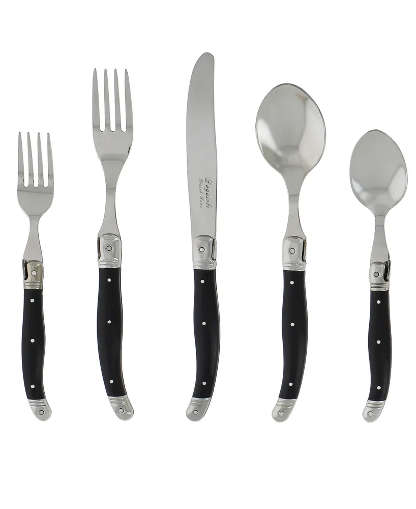 French Home 20-Piece Stainless-Steel Laguiole Flatware Set