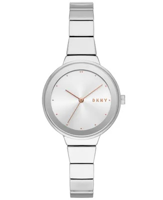 Dkny Women's Astoria Silver-Tone Bracelet Watch 32mm, Created for Macy's