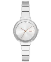 Dkny Women's Astoria Silver-Tone Bracelet Watch 32mm, Created for Macy's