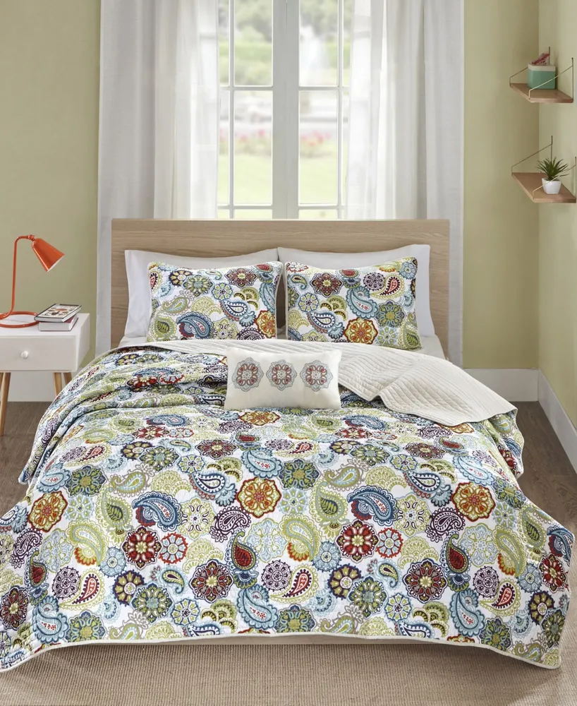 Mi Zone Tamil Paisley -Pc. Quilt Set