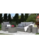 Elle Decor Vallauris Outdoor Storage Coffee Table