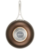 Anolon Nouvelle Copper Luxe Sable Hard-Anodized Non-Stick Stir Fry Pan