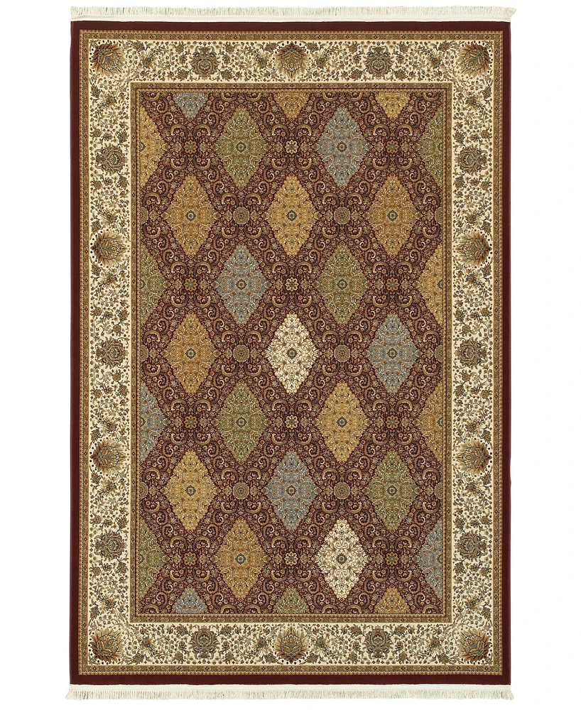 Oriental Weavers Masterpiece Baktiari Red 3'10" x 5'5" Area Rug