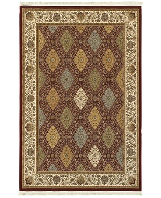 Oriental Weavers Masterpiece Baktiari Red 3'10" x 5'5" Area Rug