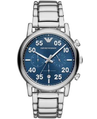 Emporio Armani Men's Chronograph Stainless Steel Bracelet Watch 43mm