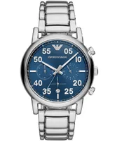 Emporio Armani Men's Chronograph Stainless Steel Bracelet Watch 43mm