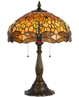 Cal Lighting 2-Light Tiffany Table Lamp