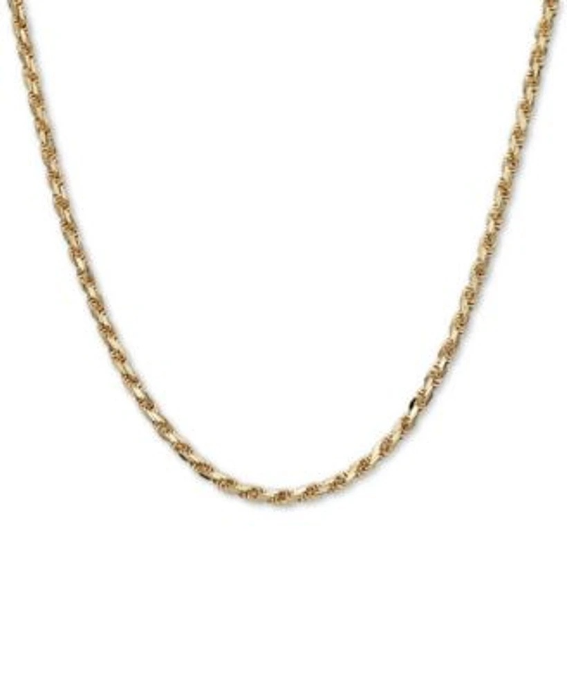 Mens Diamond Cut Rope Chain Jewelry Collection In 14k Italian Gold Made In Italy