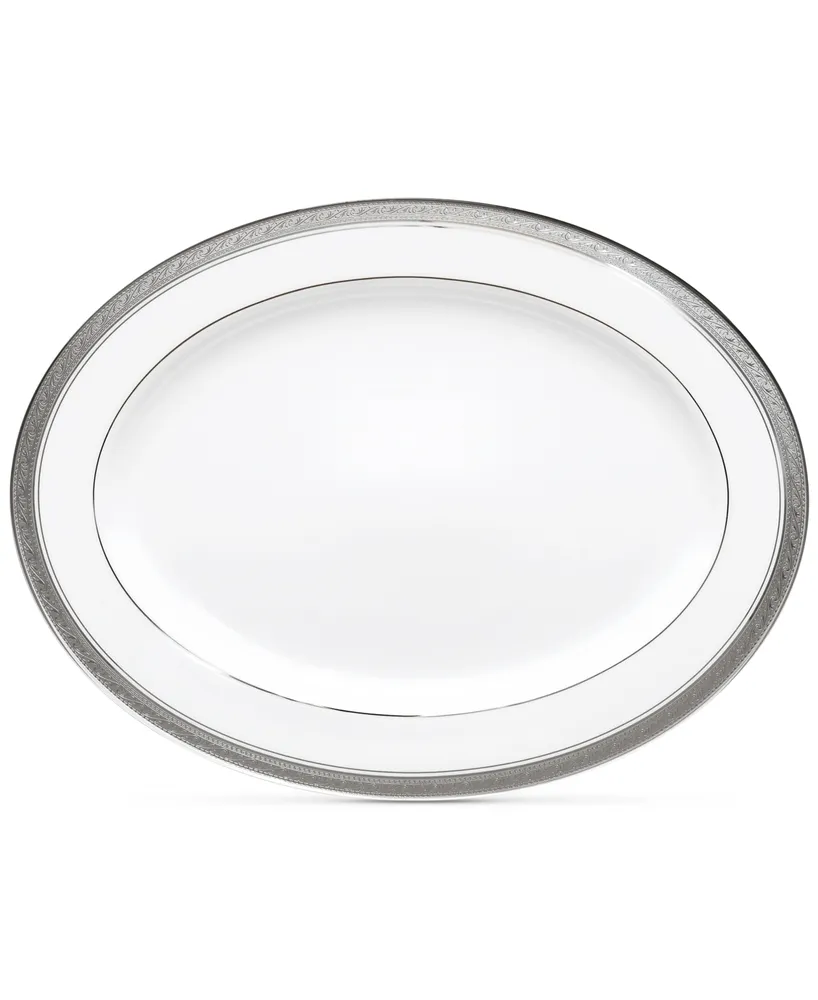 Noritake Crestwood Platinum Oval Platter