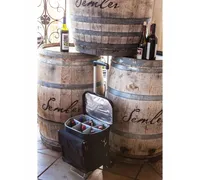 Legacy by Picnic Time Cellar 6-Bottle Wine Carrier & Cooler Tote