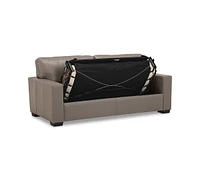 Ennia 75" Leather Full Sleeper, Created for Macy's