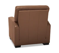 Ennia 36" Leather Pushback Recliner, Created for Macy's