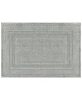 Jean Pierre Cotton Stonewash Racetrack 17x24 Bath Rug