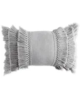 Peri Home 12" x 18" Fringe Decorative Pillow